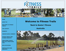 Tablet Screenshot of fitnesstrails.com